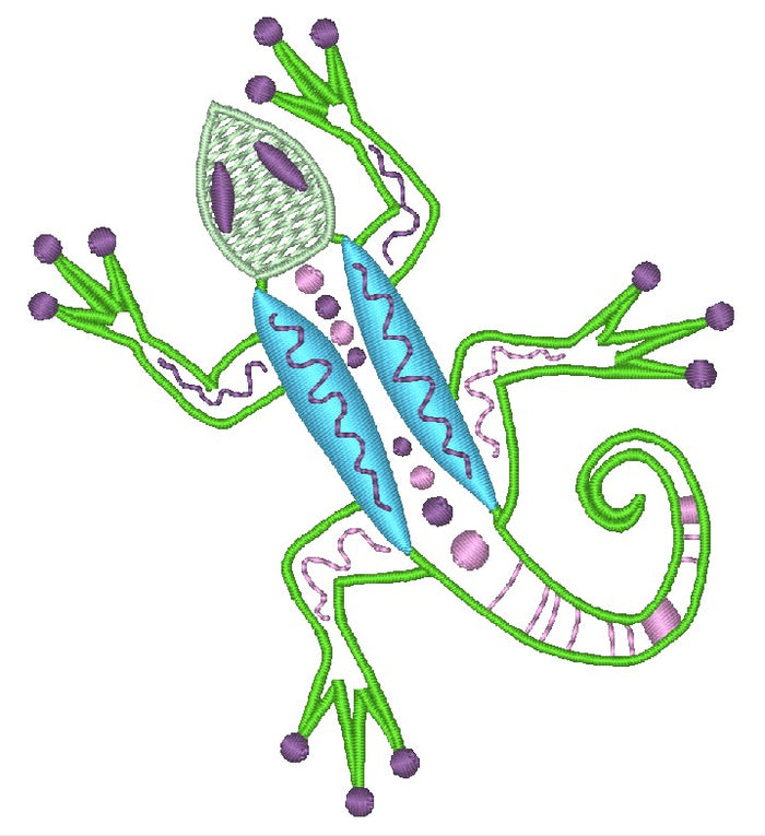 Deco Lizards-LM [4x4] 11754  Machine Embroidery Designs