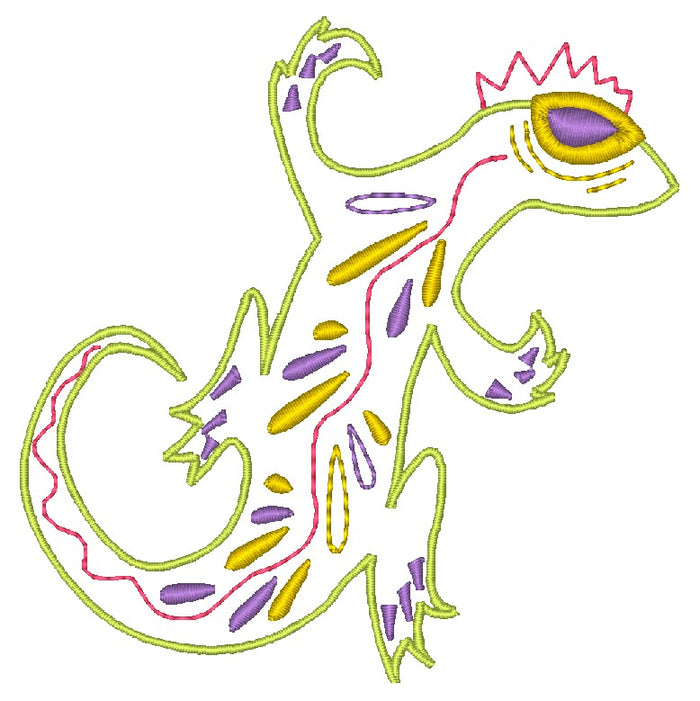 Deco Lizards-LM [4x4] 11754  Machine Embroidery Designs