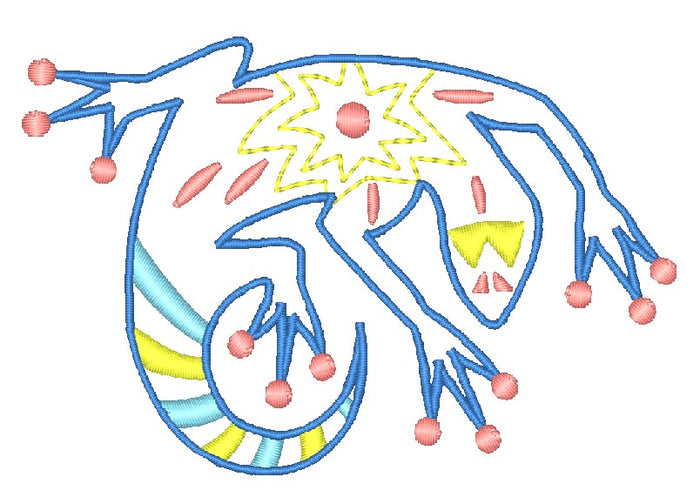 Deco Lizards-LM [4x4] 11754  Machine Embroidery Designs