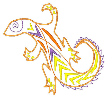 Deco Lizards-LM [4x4] 11754  Machine Embroidery Designs