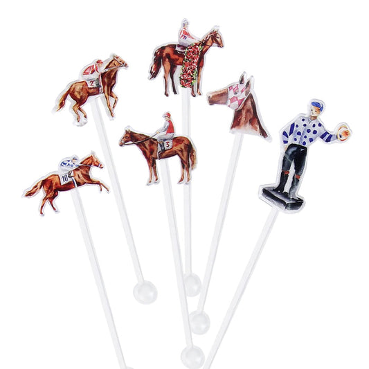 Derby Day Cocktail Party Stirrers - Set of 6