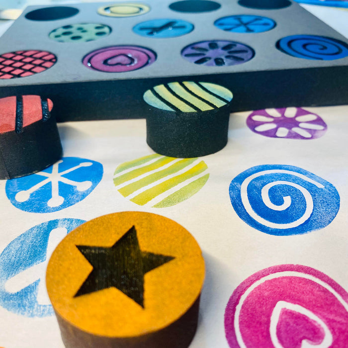 Designs by Gina H. | Circle Play | Foam Stamps - Set of 11