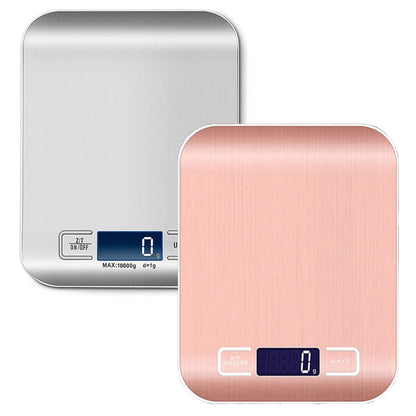 Digital Kitchen Scale, LCD Display 1g/0.1oz Precise Stainless Steel Food Scale - foxberryparkproducts