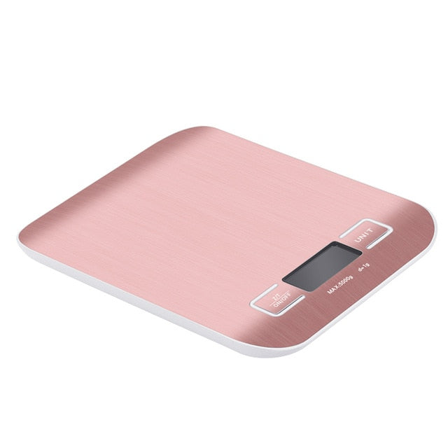 Digital Kitchen Scale, LCD Display 1g/0.1oz Precise Stainless Steel Food Scale - foxberryparkproducts