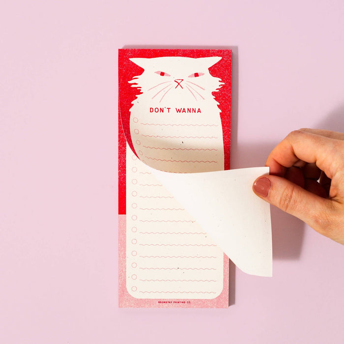 'Don't Wanna' - Risograph Notepad