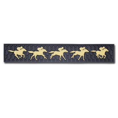 Down the Stretch Horseracing Bar Mat