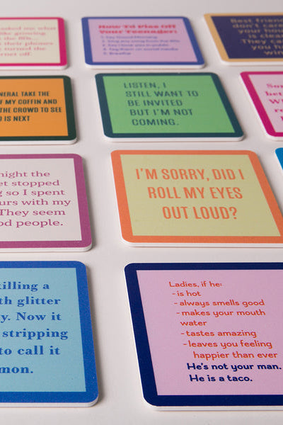 Drinks On Me Coaster