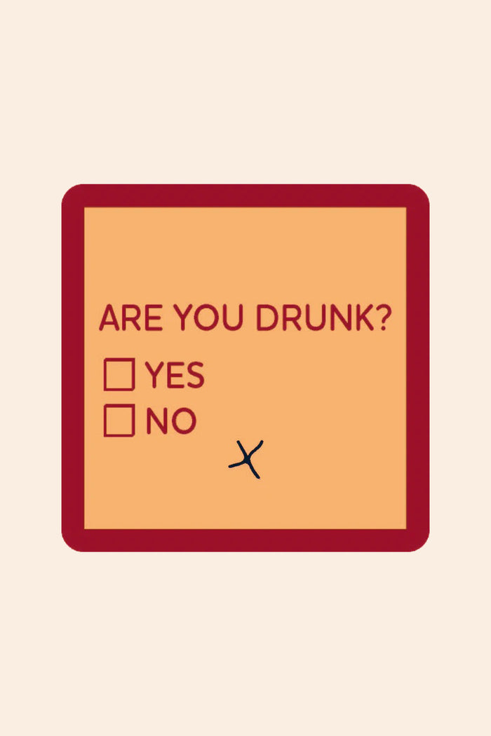 Drinks On Me Coaster