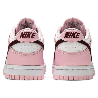 Nike Dunk Low Pink Foam Red White (GS) sneakers — style CW1590-601 — photo 4 of 6