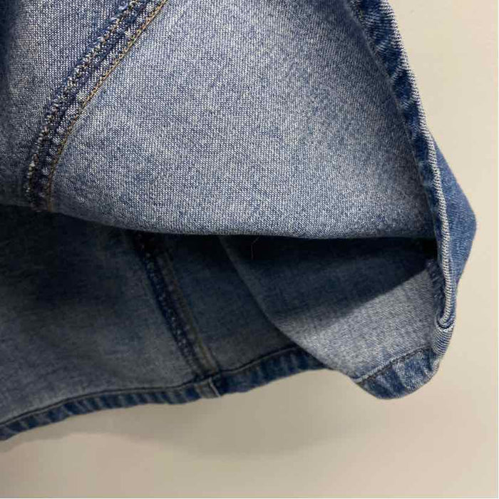 Eddie Bauer Size 2x Women's Blue Washed Shirt Dress
