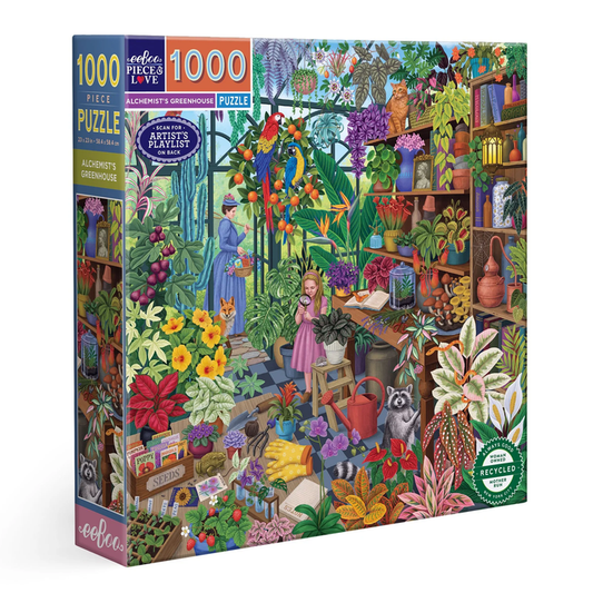 EeBoo 1000 Piece Puzzle Alchemist's Greenhouse