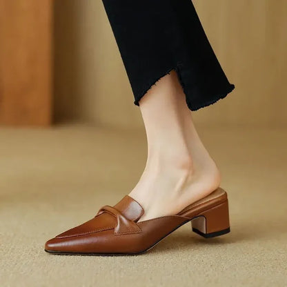 Esme Leather Mules