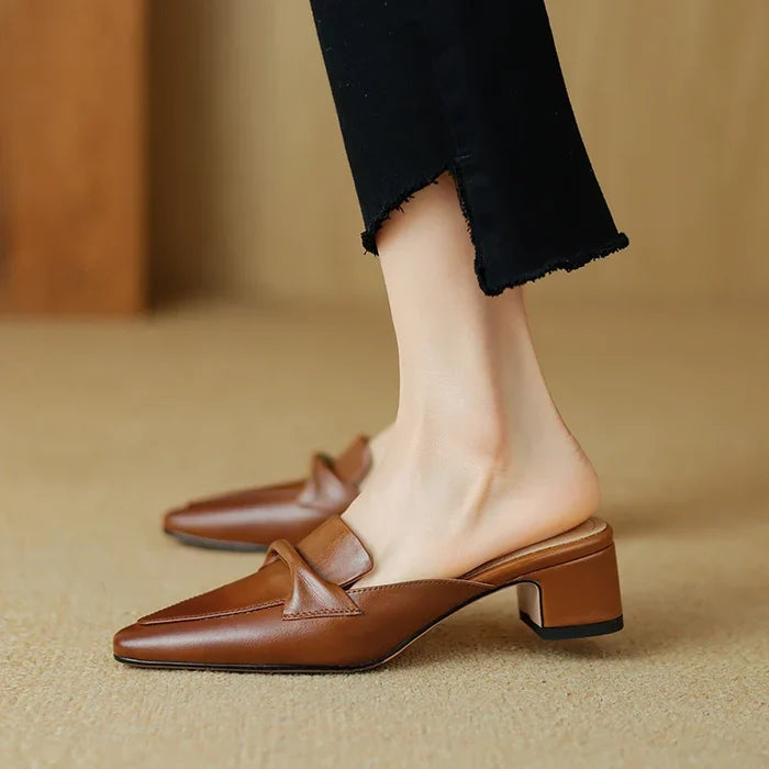 Esme Leather Mules