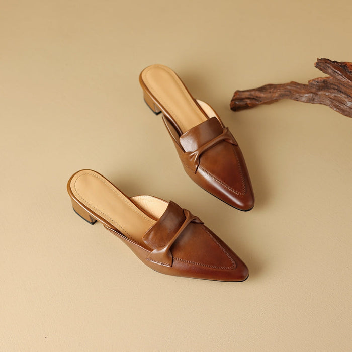 Esme Leather Mules