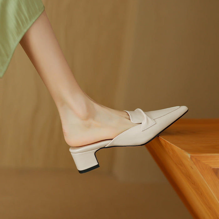 Esme Leather Mules