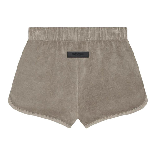 Fear of God Essentials Women's Velour Beach Short Desert Taupe - Supra Sneakers