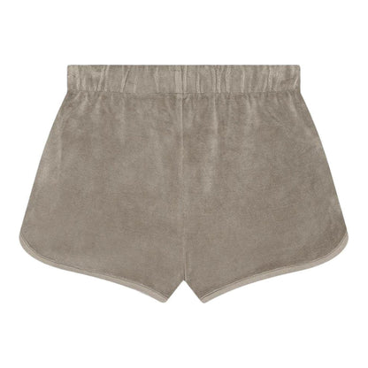 Fear of God Essentials Women's Velour Beach Short Desert Taupe - Supra Sneakers