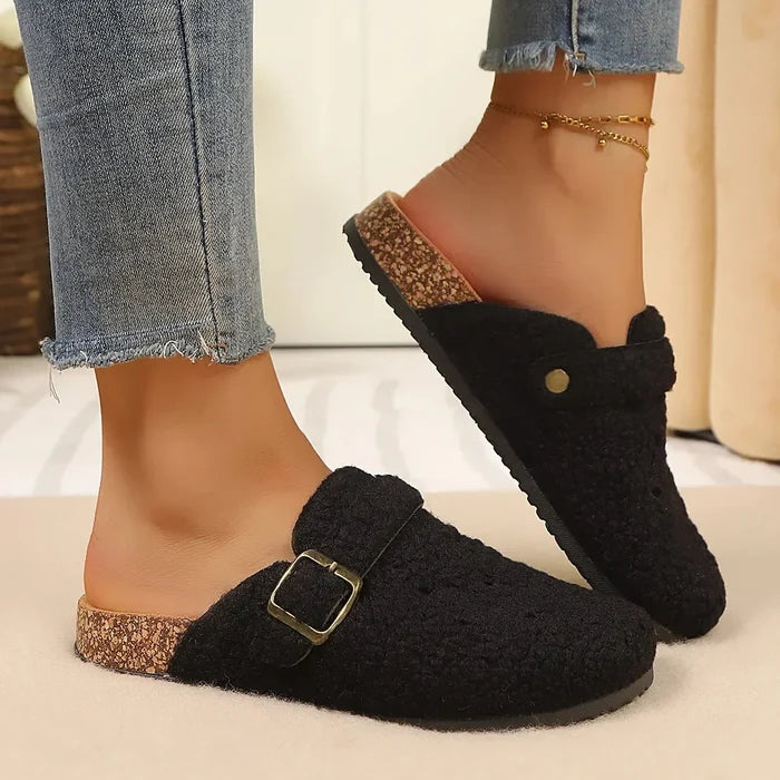 Evelyn Fleece Clogs