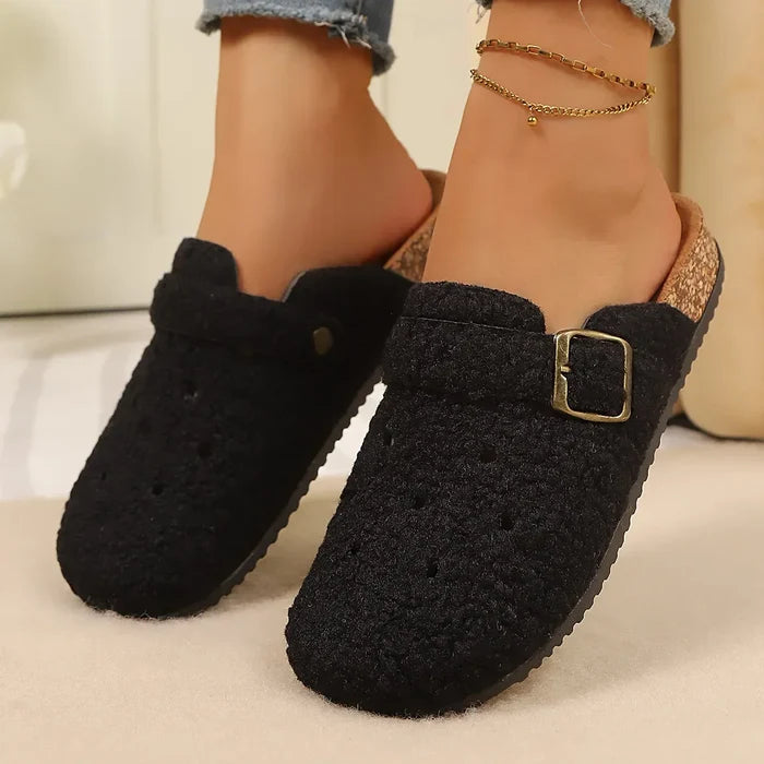 Evelyn Fleece Clogs