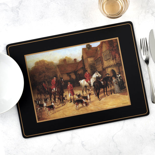 Foxhunting Placemats - Set of 4
