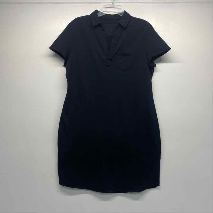 Frank & Eileen Est 1947 Size Xl Women's Black Solid T-Shirt Dress