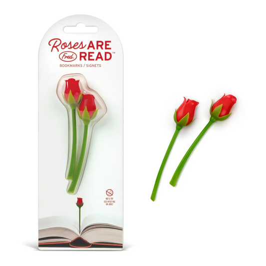 Fred & Friends Roses are Read Bookmark