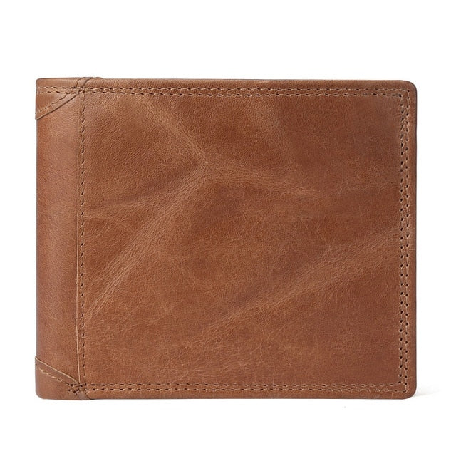GENODERN Cow Leather Men Wallets - foxberryparkproducts