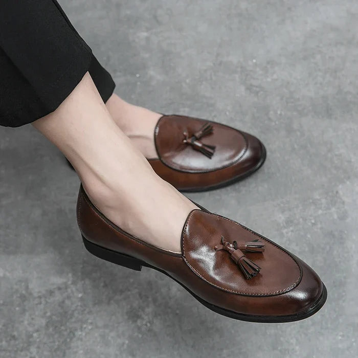 George Leather Loafers