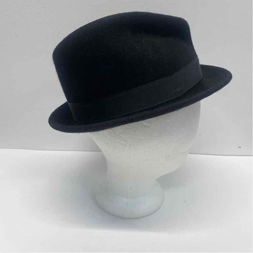 Goorin Bros Black Wool Solid Fedora Hat