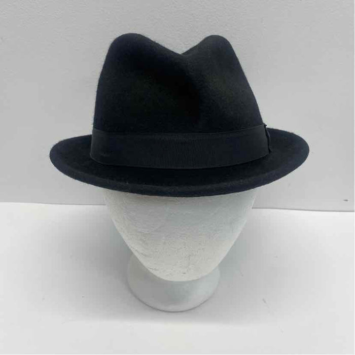 Goorin Bros Black Wool Solid Fedora Hat