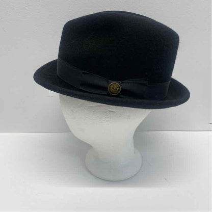 Goorin Bros Black Wool Solid Fedora Hat