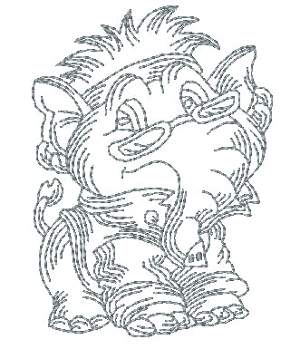 Greywork Elephants with Attitude [4x4] 11173 Machine Embroidery Designs