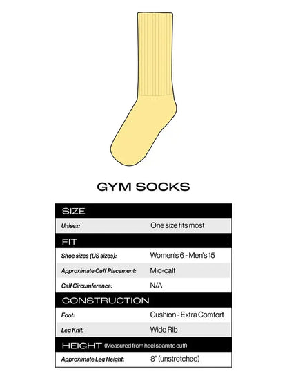 Gumball Poodle Gym Socks 'Nature Slut'