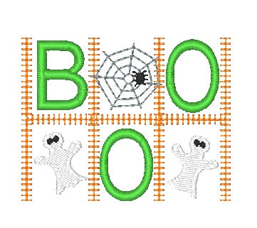 Halloween Word Blocks {4x4 & 5x7] 11282 Machine Embroidery Designs