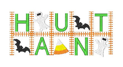 Halloween Word Blocks {4x4 & 5x7] 11282 Machine Embroidery Designs
