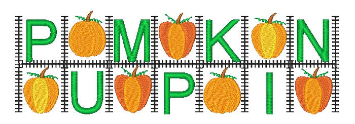Halloween Word Blocks {4x4 & 5x7] 11282 Machine Embroidery Designs