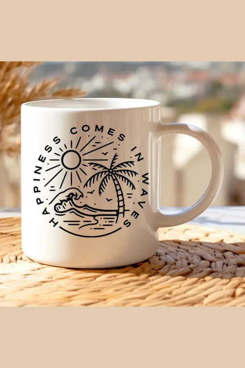 Happiness Waves Coffee Mug