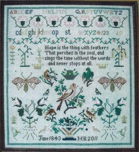 Hope Sampler by Moira Blackburn Cross Stitch Pattern