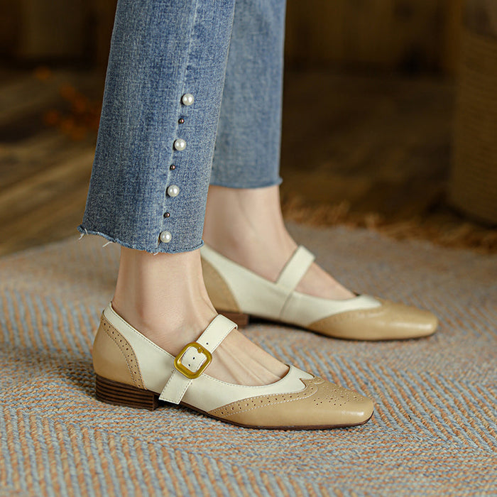 Hugo Leather Flats