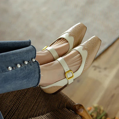 Hugo Leather Flats