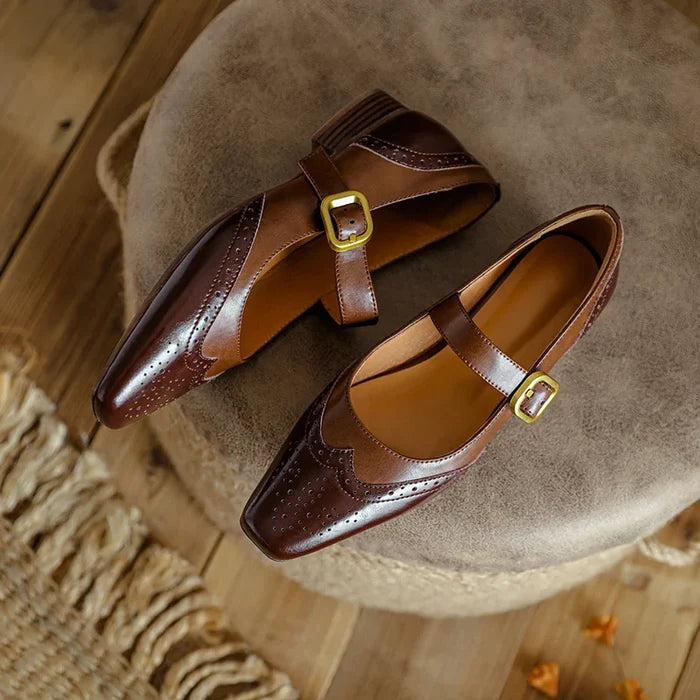Hugo Leather Flats