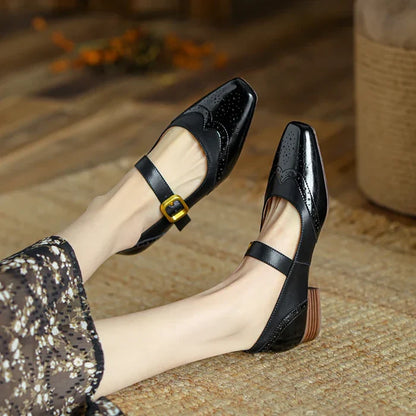 Hugo Leather Flats