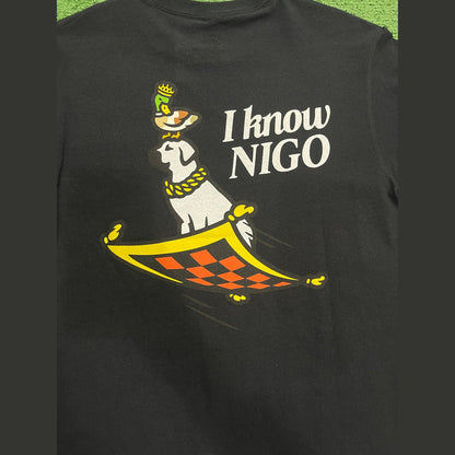I Know Nigo Flying Carpet (Ny Pop Up) T-shirt Black, T-Shirt - Supra Sneakers
