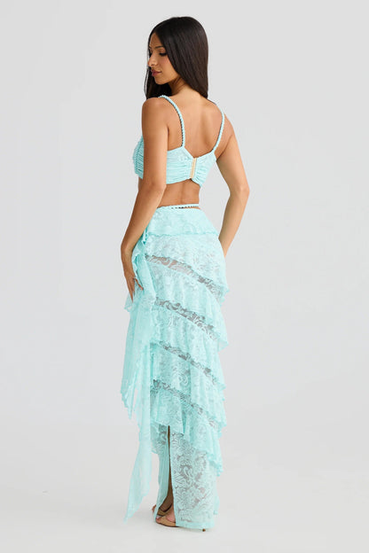 Ahria Top - Aqua
