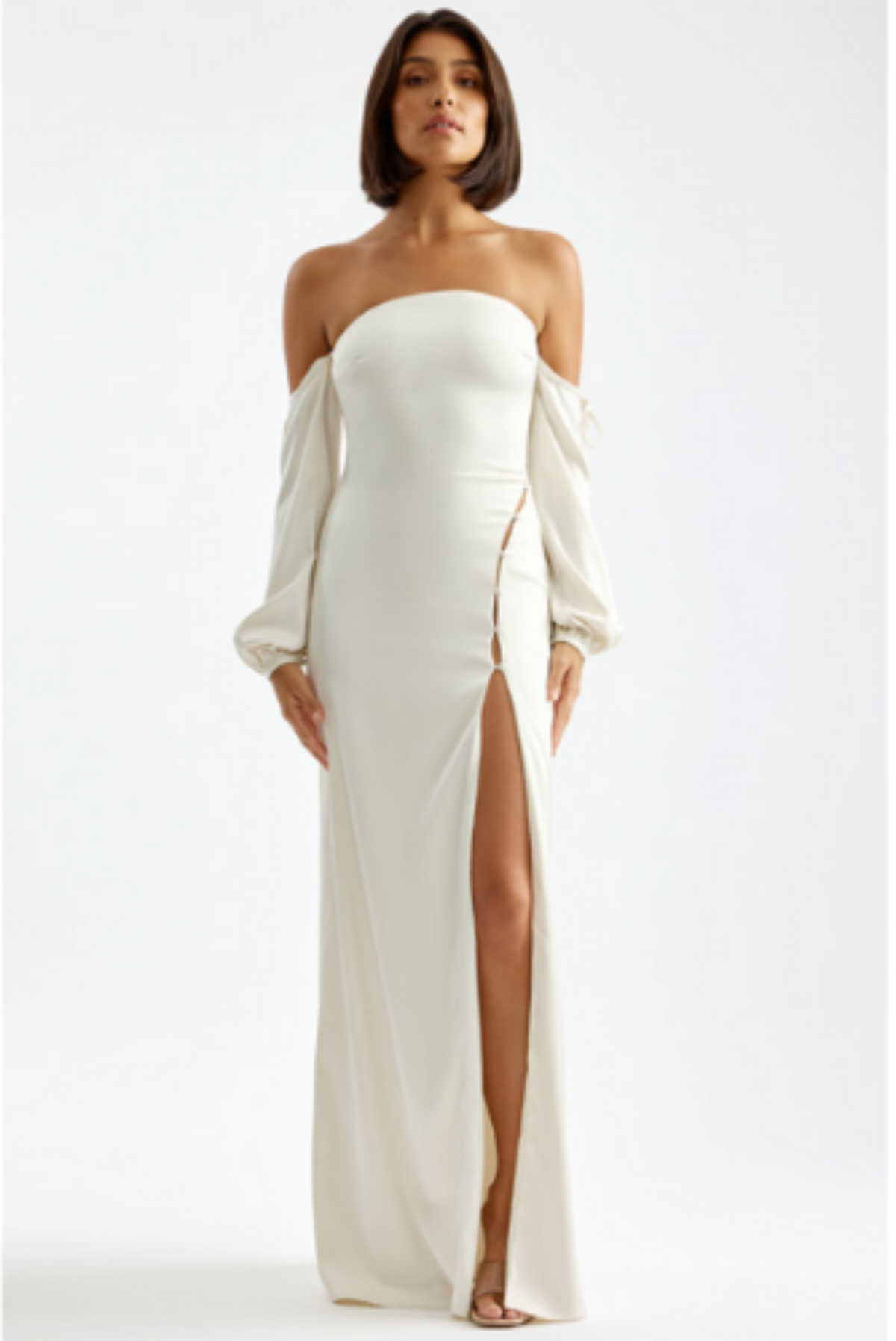 Arden Dress - Oyster