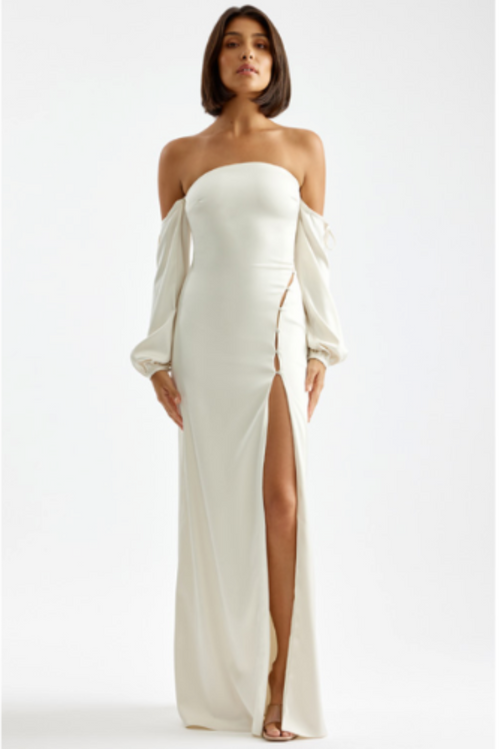 Arden Dress - Oyster