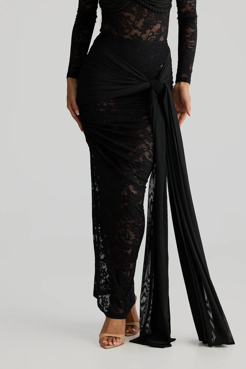 Celeste Skirt - Black Lace