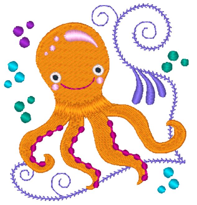Jacobean Sea Friends 2 [4x4] 11485 Machine Embroidery Designs
