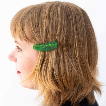 Jenny Lemons Pickle Alligator Hair Clip Set