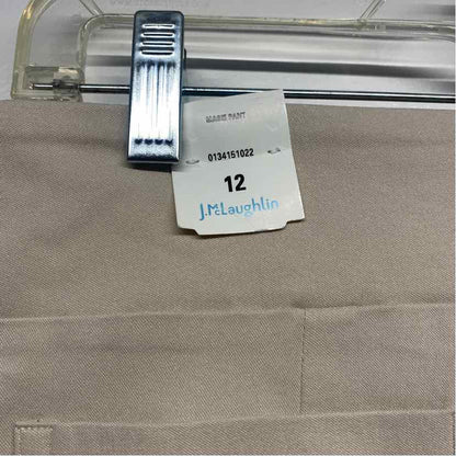 J.McLaughlin Size 12 Women's Beige Solid Pull On Pants